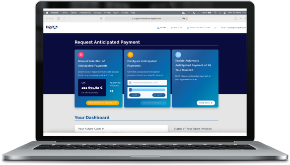 Access the Digit89 platform as a supplier
